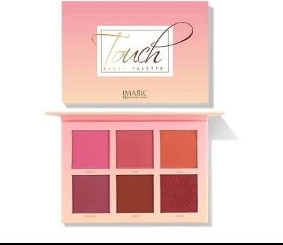 Picture of International PRC prduct face care item 6 color Imagic Touch blush palette - 1 set