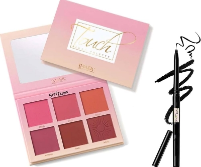 Picture of International PRC prduct face care item 6 color Imagic Touch blush palette - 1 set