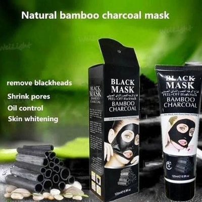 Picture of 120 ml peel off Bamboo Charcoal black mask International China product used for male female