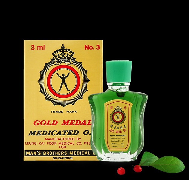 Picture of 10 ml International Singapore Product Gold Medal Medicated Oil for male/ female