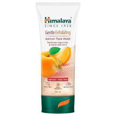 Picture of International Indonesia product Himalaya Gentle Exfoliating Apricoat face wash used for male / female - 100 ml