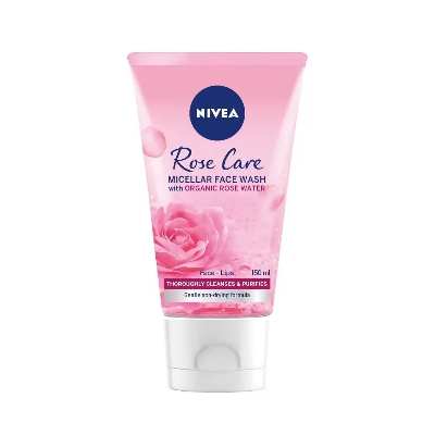 Picture of International Italy products Nivea face wash Rose Care used for male / Female - 150 ml