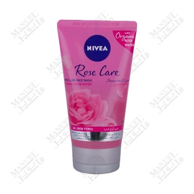 Picture of International Italy products Nivea face wash Rose Care used for male / Female - 150 ml