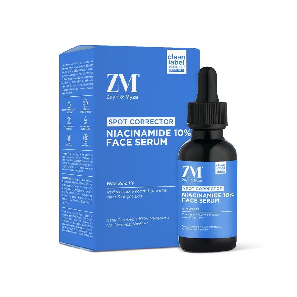 Picture of International Indian products ZM ( Zayn & Myza ) Spot Corrector Niacinamide 10% face serum- 30 ml