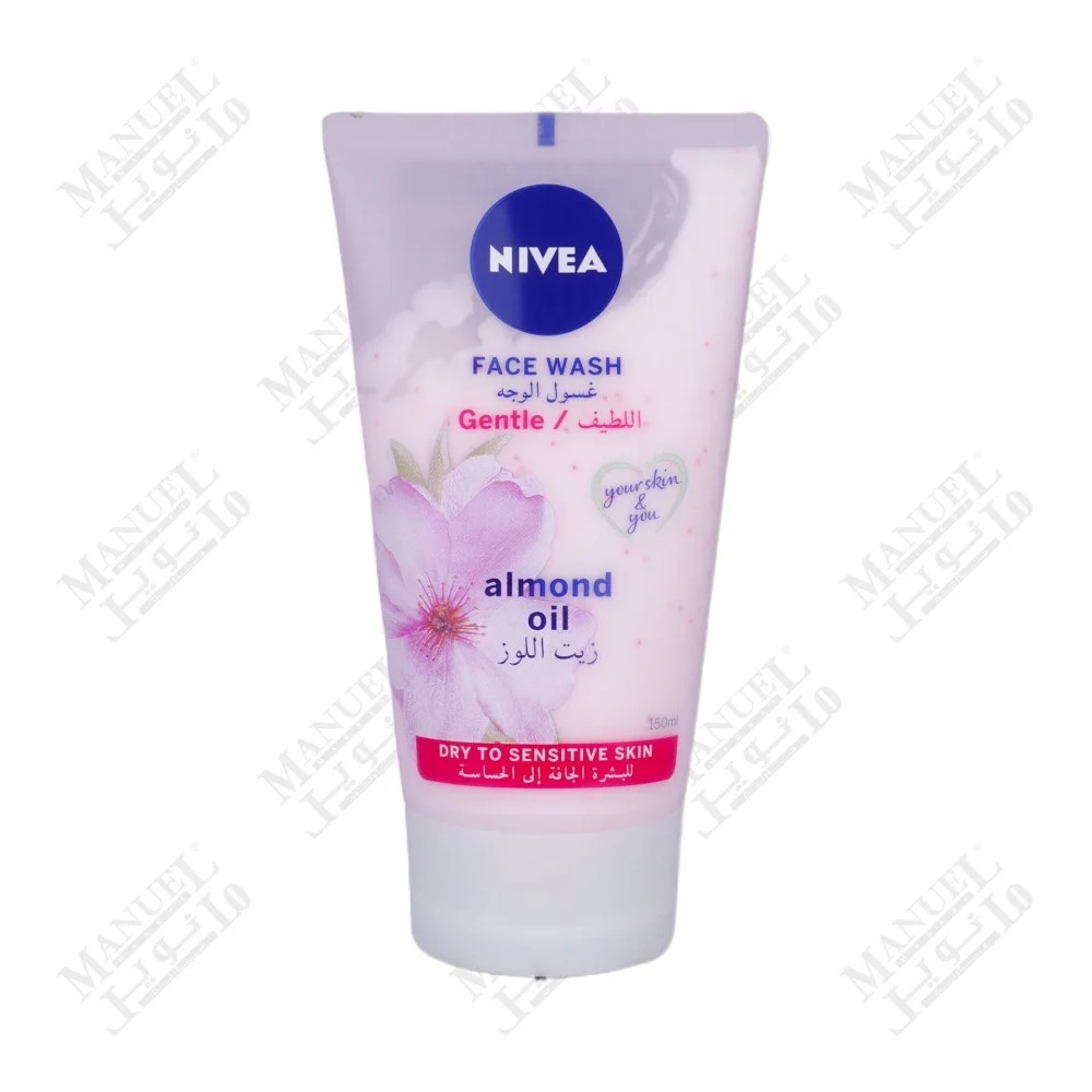 Picture of International Poland products Nivea face wash Gentle ( Almond oil ) used for male / Female - 150 ml