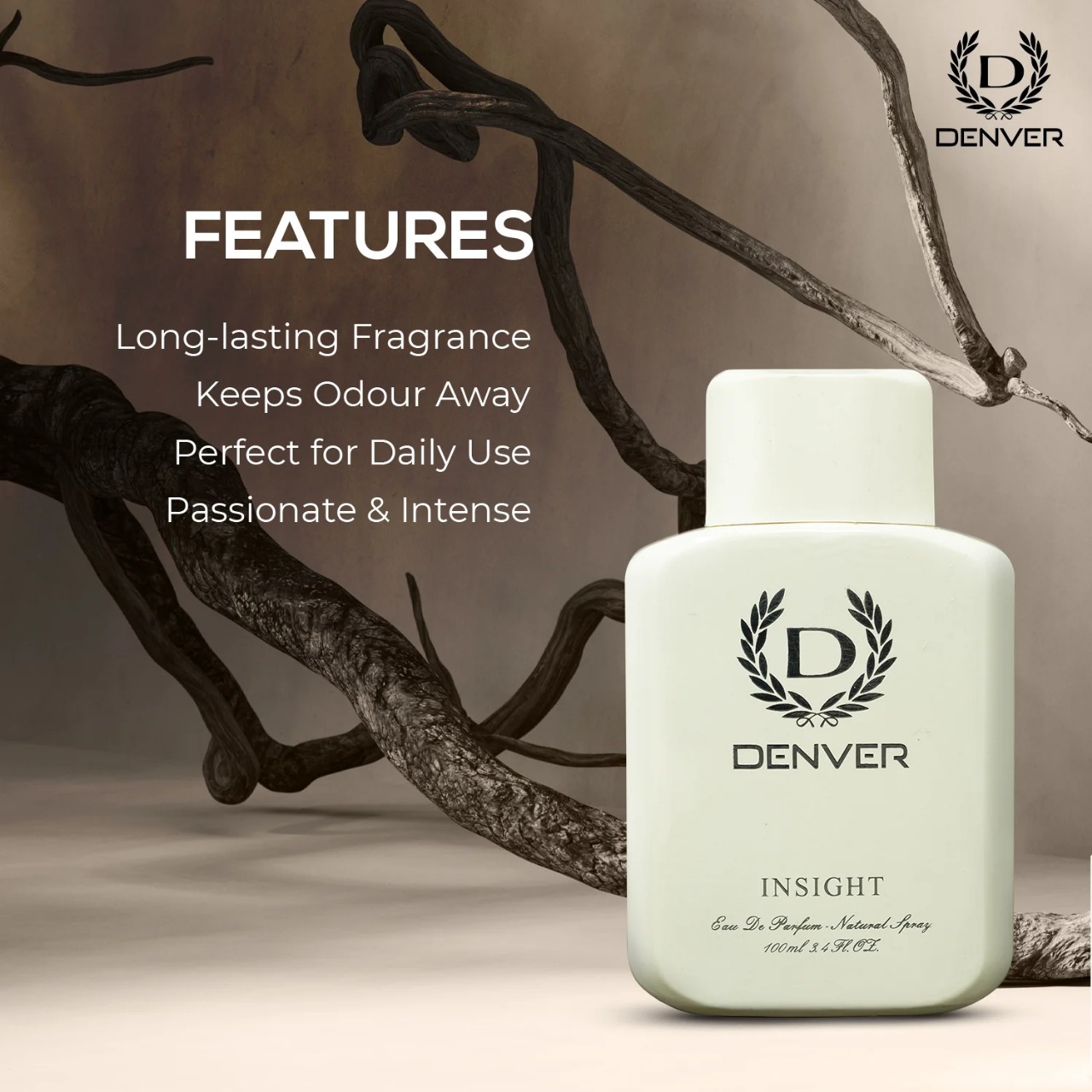 Picture of International Indian product Body perfume party scent Denver Insight Used for male - 100 ml