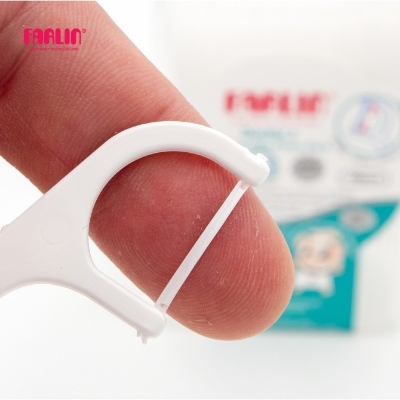 Picture of International Taiwan products Farlin Doctor J. Disposable Floss Pick (Pack of 50 Pcs)