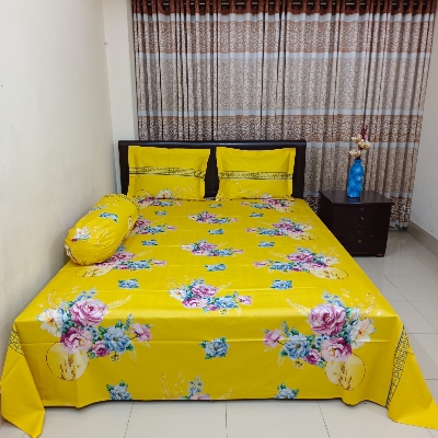 Picture of  Digital Print Bedsheet with two pillow covers