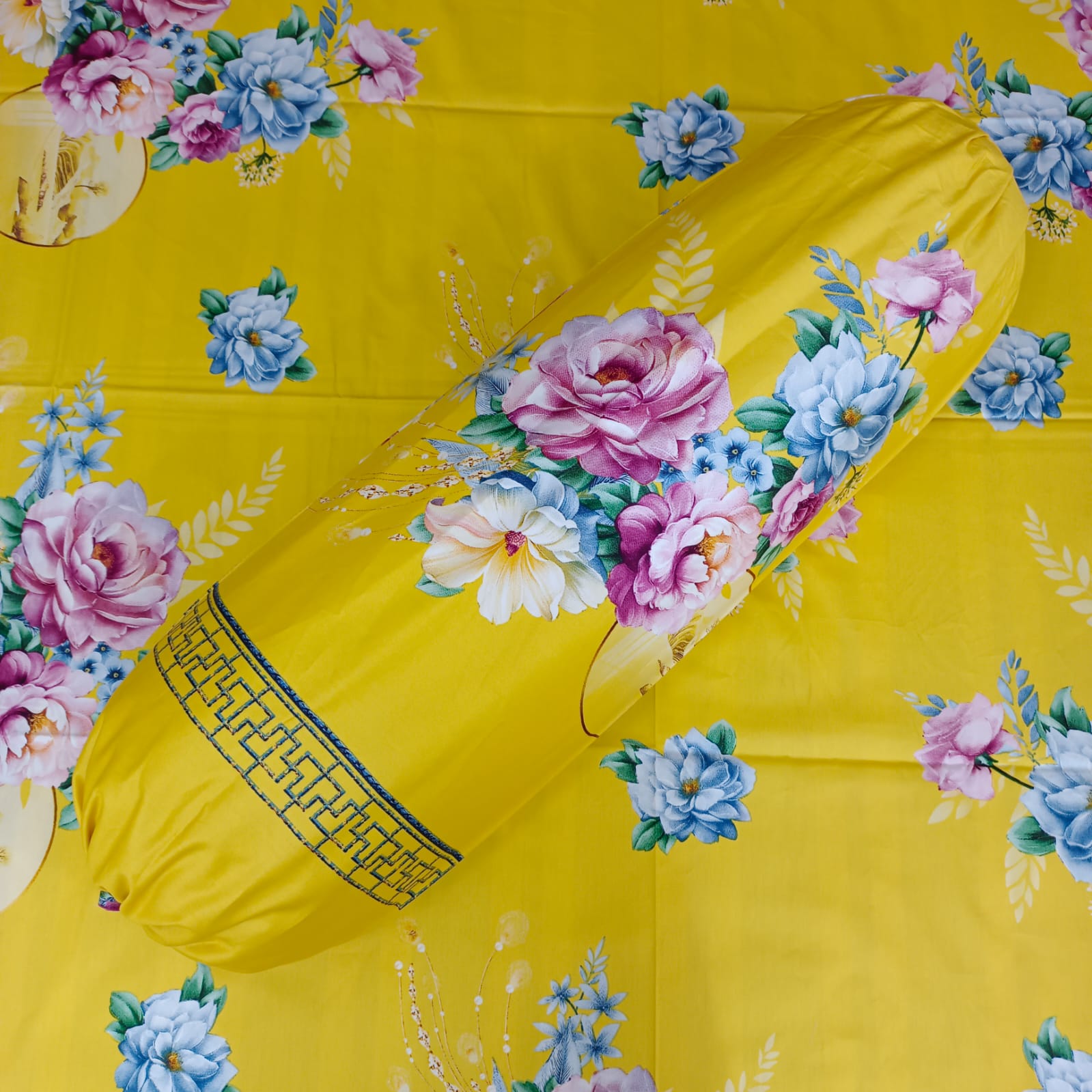 Picture of  Digital Print Bedsheet with two pillow covers