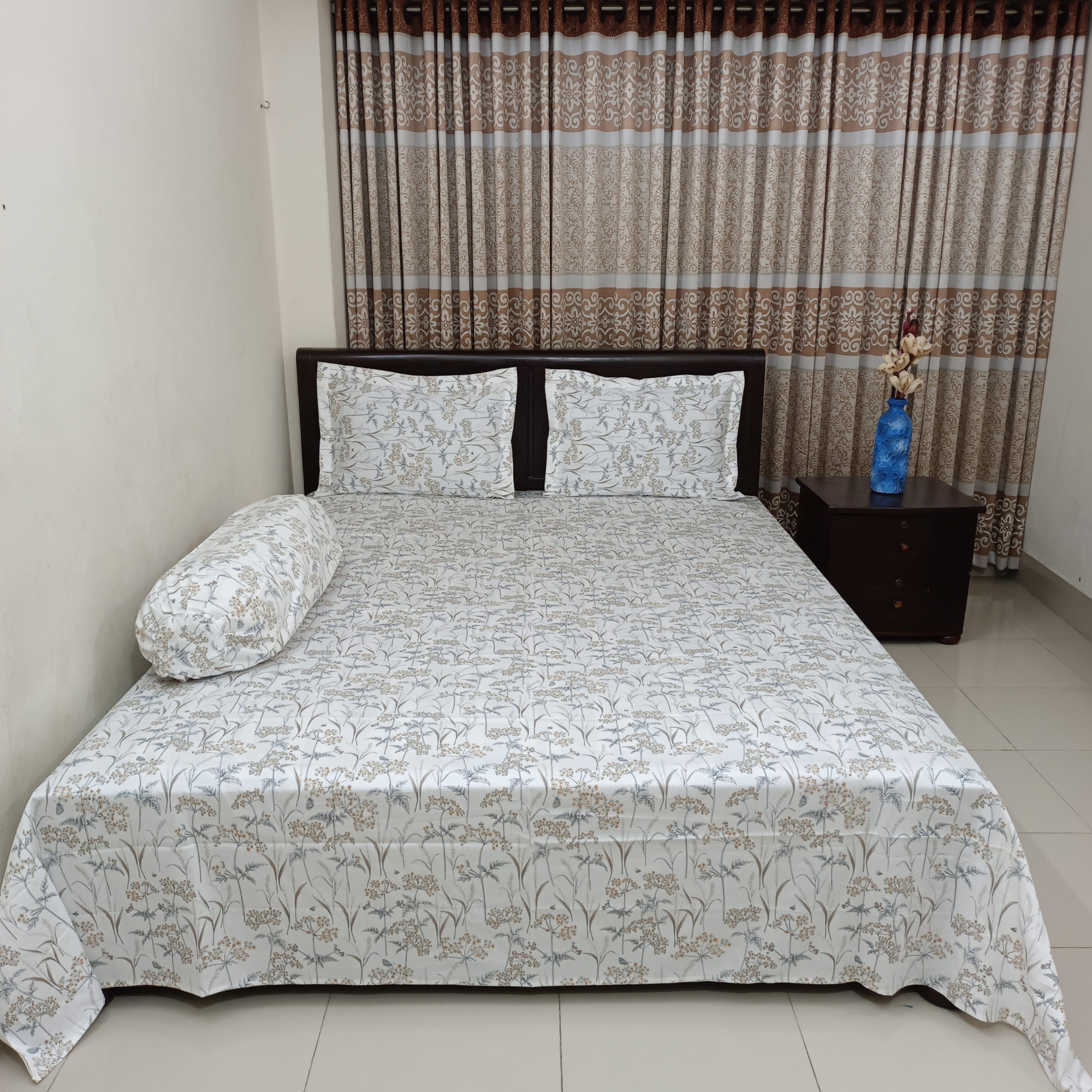 Picture of  Digital Print Bedsheet with two pillow covers