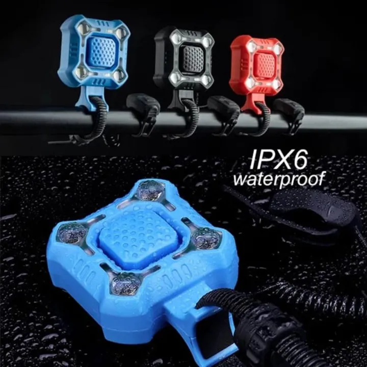 Picture of West Biking 140 Db Bike Bell - Enhance Your Cycling Experience With This Bike Bell Equipped With 140 Db Electric Horn And 4 Lamp Cycling Light