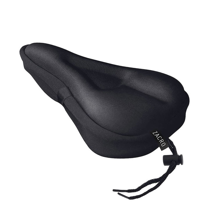Picture of Bike Bicycle 3d Gel Silicone Saddle Cover Seat Pad Bicycle Padded Soft Cushion Comfort Gel Seat Cover Bicycle Accessories