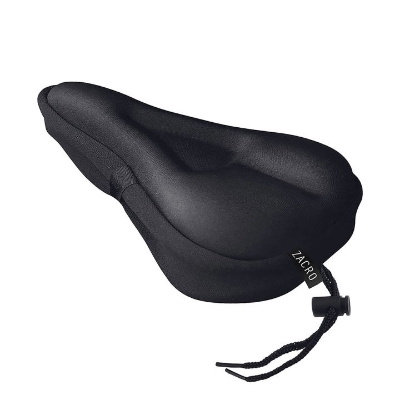 Picture of Bike Bicycle 3d Gel Silicone Saddle Cover Seat Pad Bicycle Padded Soft Cushion Comfort Gel Seat Cover Bicycle Accessories