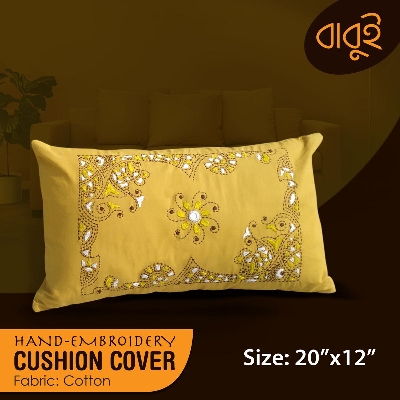 Picture of Modern decorative art hand embroidery (20"x12") cushion cover