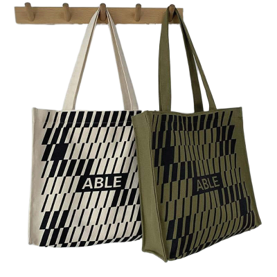 Picture of TAG Lifestyle Canvas Tote Bag/Fashionable Top Handle Off White Color Zebra Design With Zipper for girls For University/College/Trendy Fashionable Women