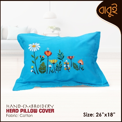 Picture of Hand embroidery (26"x18") Head pillow cover