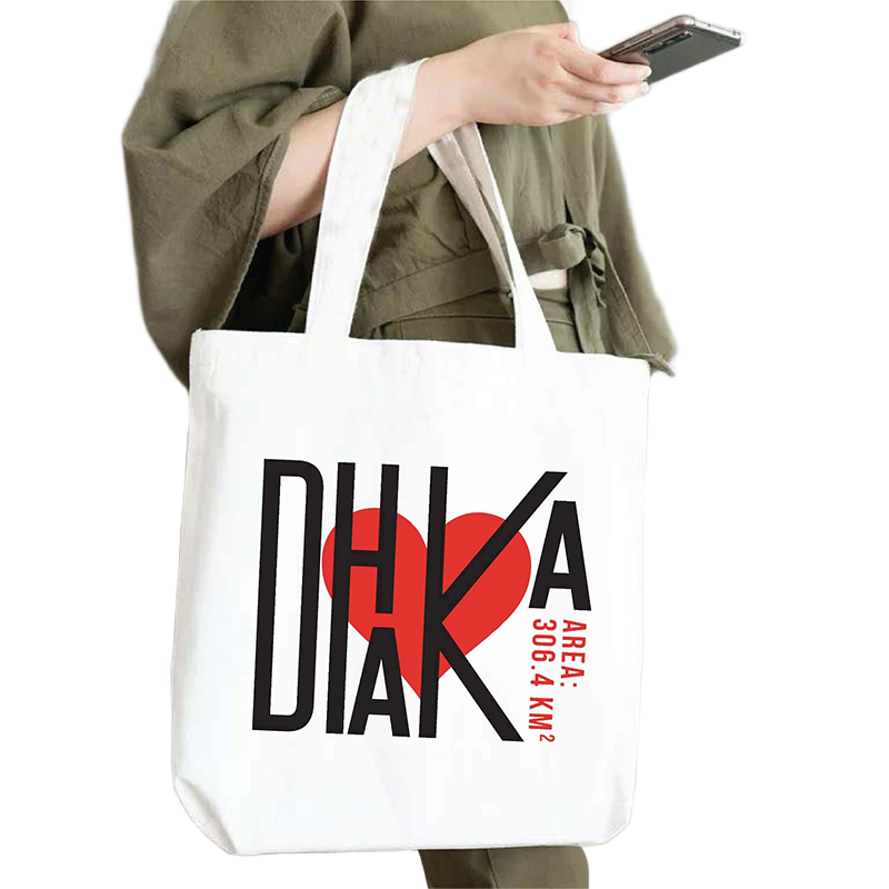 Picture of TAG Lifestyle Canvas Tote Bag/Fashionable Top Handle Off White Color With Zipper for girls For University/College/Trendy Fashionable Women