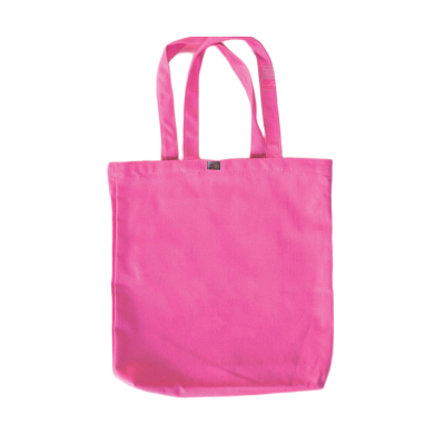 Picture of TAG Lifestyle Canvas Tote Bag/Fashionable Top Handle Bag Pink Color with Free Pencil Bag with Zipper for girls For University/College/Trendy Fashionable Women (2in1 Combo Pack)