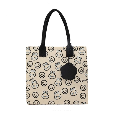 Picture of TAG Lifestyle Canvas Tote Bag/Fashionable  Exclusive design Tote Bag With Zipper Enclosure for Girls For University/College/Trendy Fashionable Women