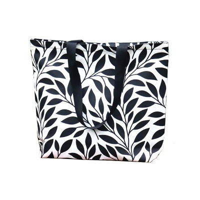 Picture of TAG Lifestyle Canvas Tote Bag/Fashionable  Tree Leaf  design Tote Bag With Zipper Enclosure for Girls For University/College/Trendy Fashionable Women