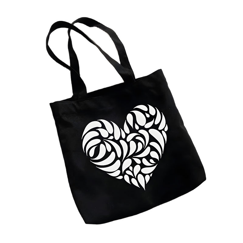 Picture of TAG Lifestyle Canvas Tote Bag/Exclusive Love Design Veriant Color for girls For University/College/Trendy Fashionable Women