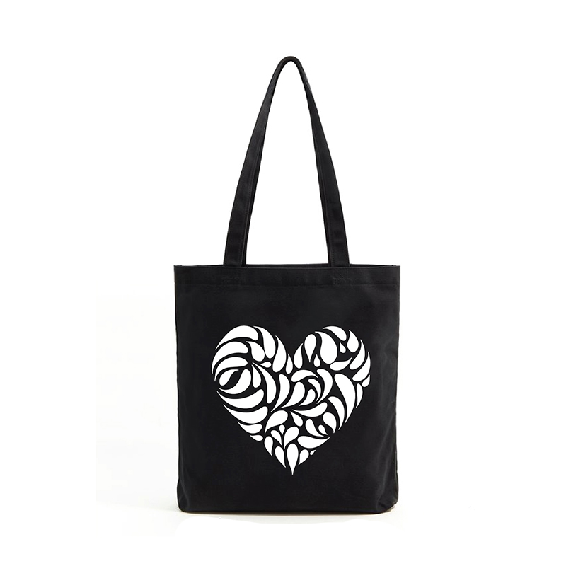 Picture of TAG LifestyleCanvas Tote Bag/Exclusive Love Design Black Color for girls For University/College/Trendy Fashionable Women