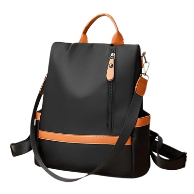 Picture of Women Large Capacity Outdoor Tote Bag ( Orrange/ black)