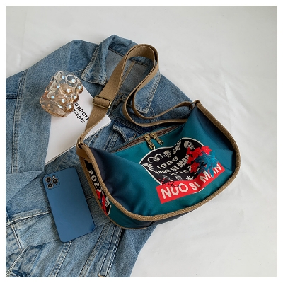 Picture of Messenger Shoulder Tide Bag ( black brown color )