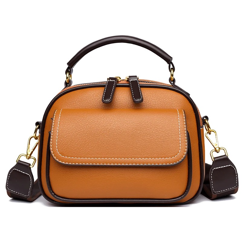 Picture of New Sac a Main Women Handbag soft small Shoulder Pu Leather Tote Hand Bags for Ladies(YELLOW)