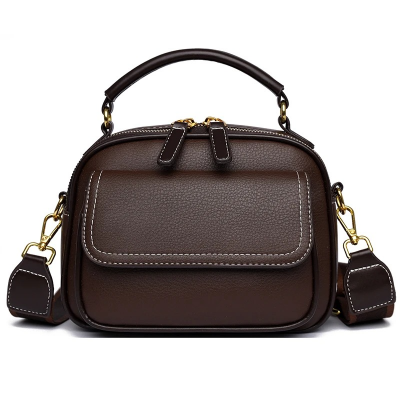 Picture of New Sac a Main Women Handbag soft small Shoulder Pu Leather Tote Hand Bags for Ladies(coffee)