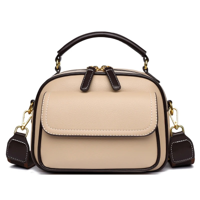 Picture of New Sac a Main Women Handbag soft small Shoulder Pu Leather Tote Hand Bags for Ladies(Apricot)