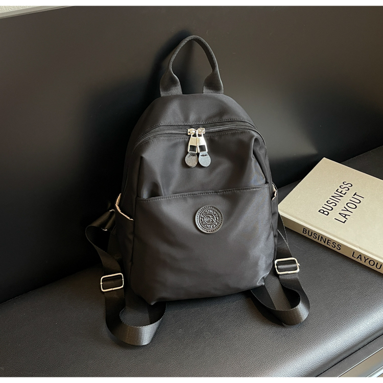 Picture of 2025 New Hot Women’s Backpacks Designer High Quality Soft Nylon Simple Fashion Bag(Black)