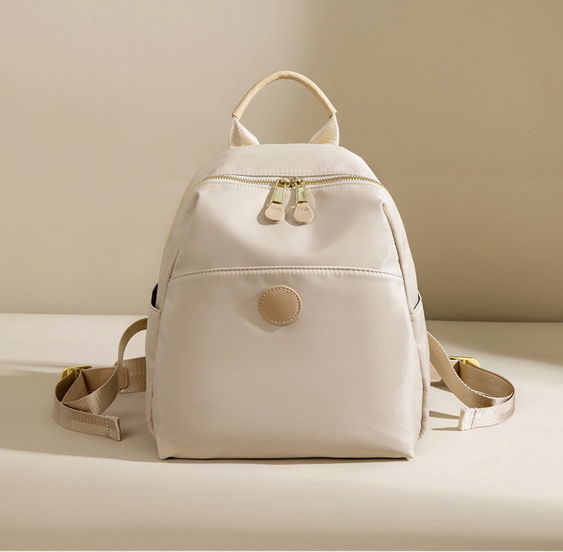 Picture of 2025 New Hot Women’s Backpacks Designer High Quality Soft Nylon Simple Fashion Bag(White)