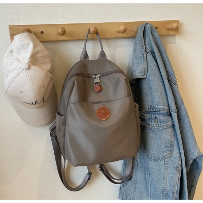 Picture of 2025 New Hot Women’s Backpacks Designer High Quality Soft Nylon Simple Fashion Bag(Grey)