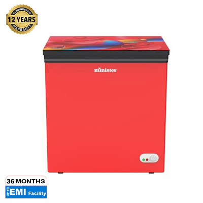 Picture of Minister Red Crimson Chest Freezer (M-170G)