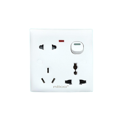 Picture of Niico Classic 6 pin wall switch socket - Upscaled Quality