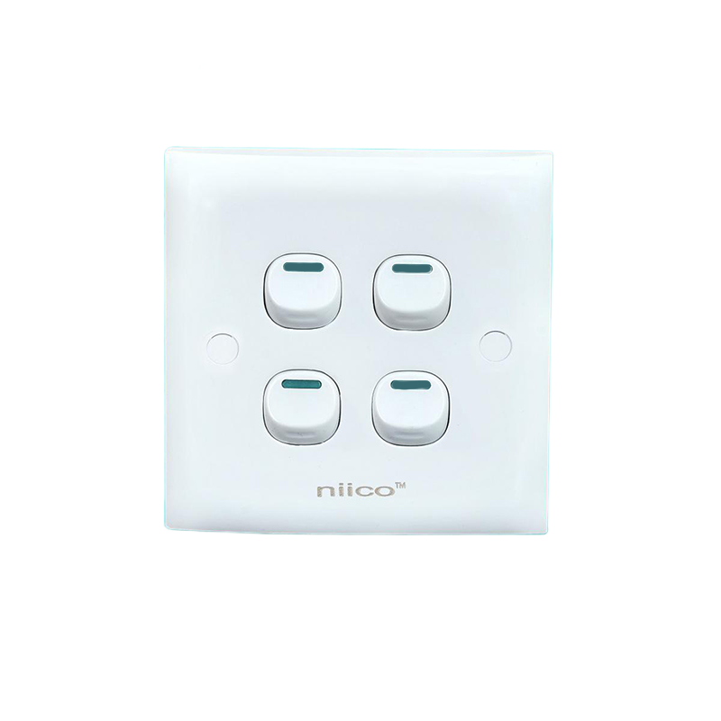Picture of NIICO Classic 4 Gang 1 Way Wall Switch