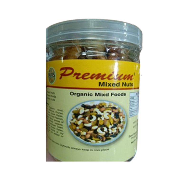 Picture of Organic Mixed Nuts jar 300 gm