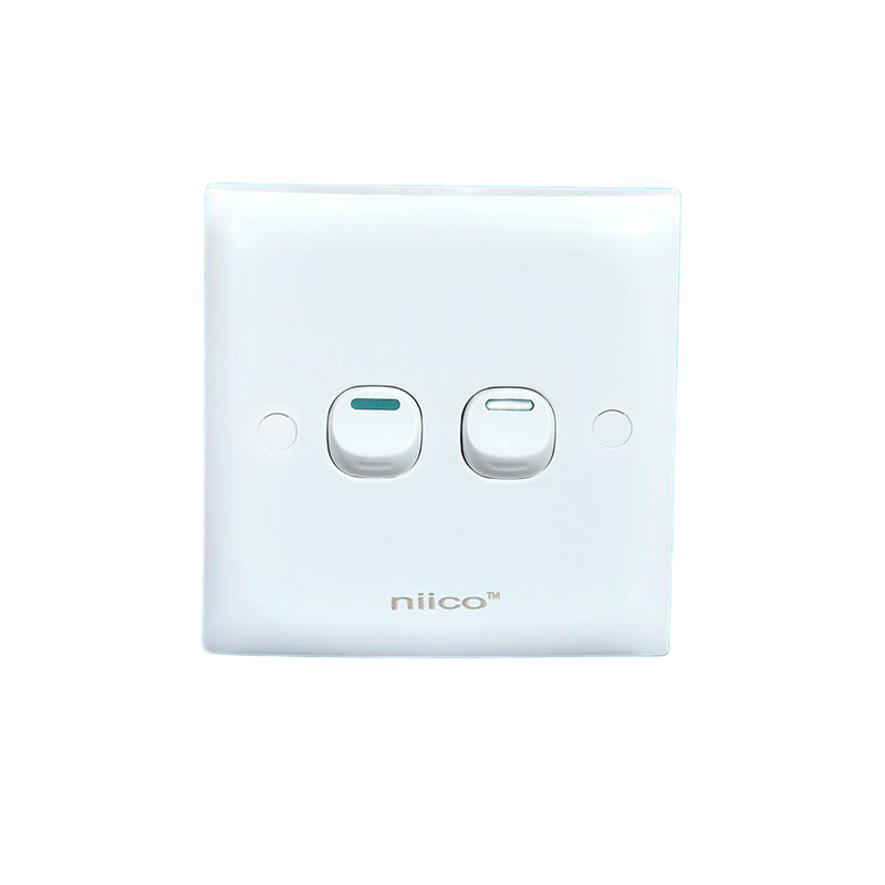 Picture of NIICO Classic 2 Gang 1 Way Wall Switch ( Single pieces)
