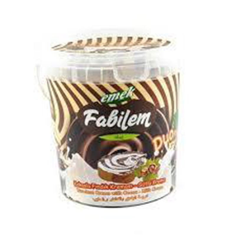Picture of FABILEM DUO HAZELNUT CREAM WITH COCOA & MILK CREAM SPREAD 350g