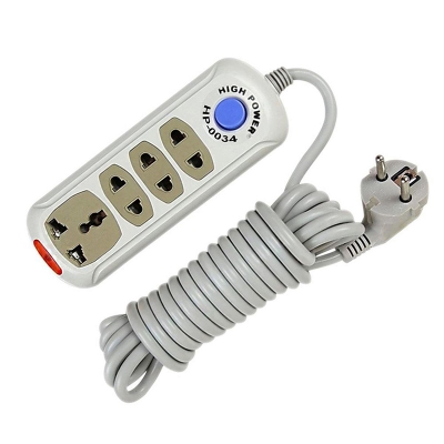 Picture of Multiplug Exclusive  4 Gang Socket HP-0034-5 Meter=16fit/Hand