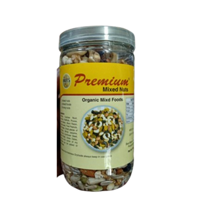 Picture of Organic Mixed Nuts  jar 500 gm