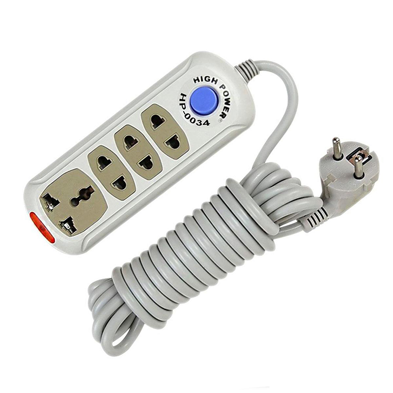 Picture of Multiplug Exclusive 4 Gang Socket HP-0034-5 Meter=16fit/Hand-Single piece