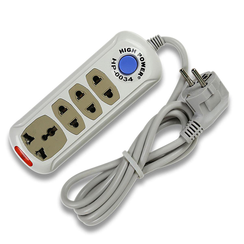 Picture of Multiplug Exclusive 4 Gang Socket HP-0034-2 Meter=7fit/Hand-Single piece