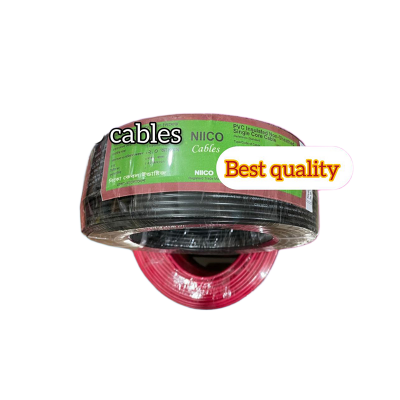 Picture of Niico House Waring Cable  2.0  RM Fireproof  Copper cable  10 Gaj - 2.0 rm  3/20  Copper cable Black Color (10 Gaj=30 Feet Copper Wire