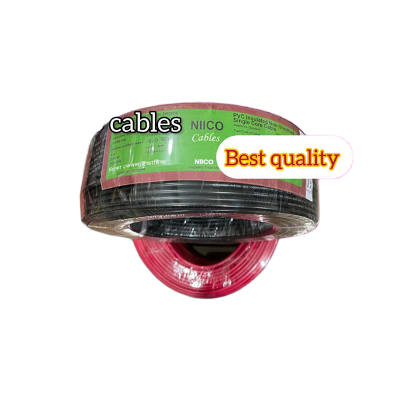 Picture of Niico House Waring Cable  2.0  RM Fireproof  Copper cable  50 Gaj - 2.0 rm  3/20  Copper cable Black Color (50 Gaj=150 Feet) Copper Wire