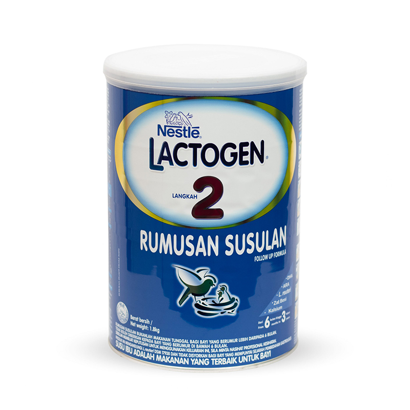 Picture of Nestlé Lactogen 2 Baby Milk 1800g – Follow-up Formula for 6 Months to 3 Years (Made in Malaysia)