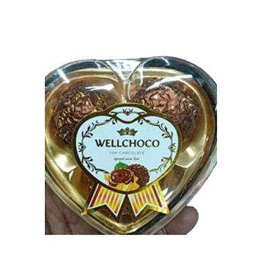Picture of wellchoco Love Chocolate box 3pcs (38g)