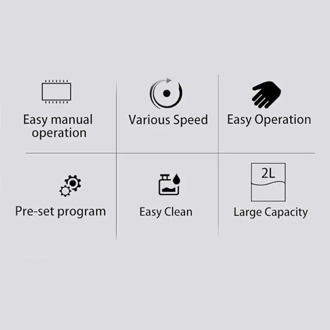 Picture of Miyako Heavy Duty Home and Commercial Use Multi Functional Powerful Blender 2200 Watt BL-69TRIP 2.0Ltr Jar