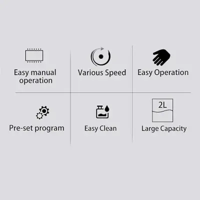 Picture of Miyako Heavy Duty Home and Commercial Use Multi Functional Powerful Blender 2200 Watt BL-69TRIP 2.0Ltr Jar
